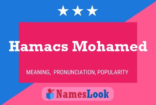 Affiche de nom Hamacs Mohamed