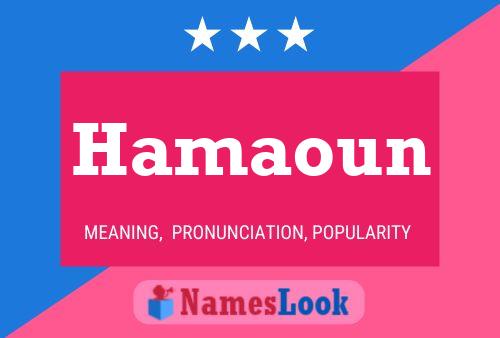 Affiche de nom Hamaoun