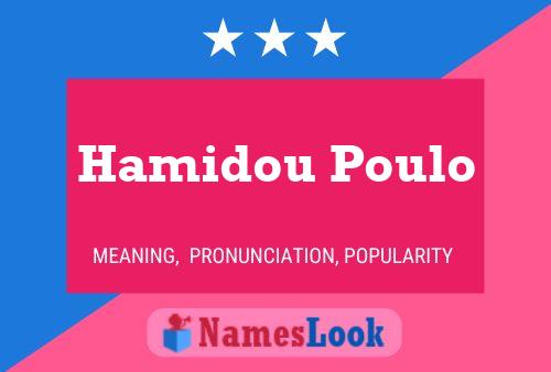 Affiche de nom Hamidou Poulo