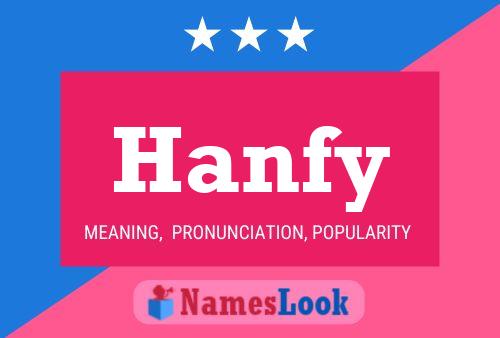 Affiche de nom Hanfy