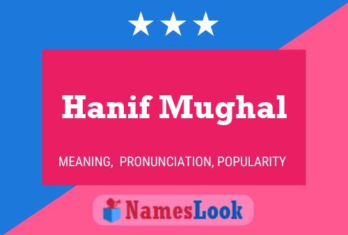 Affiche de nom Hanif Mughal