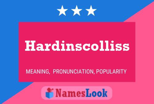 Affiche de nom Hardinscolliss