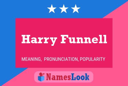 Affiche de nom Harry Funnell