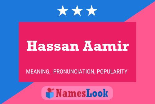 Affiche de nom Hassan Aamir