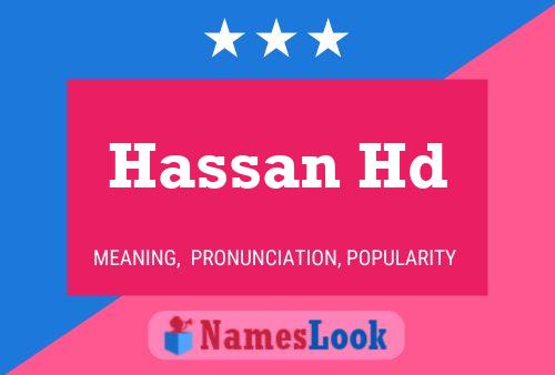 Affiche de nom Hassan Hd