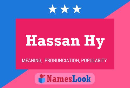 Affiche de nom Hassan Hy