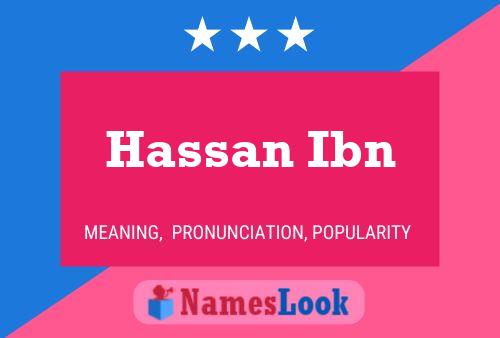 Affiche de nom Hassan Ibn