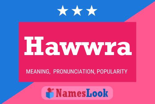 Affiche de nom Hawwra