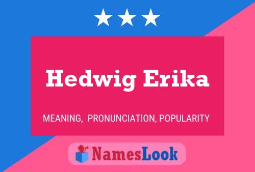 Affiche de nom Hedwig Erika