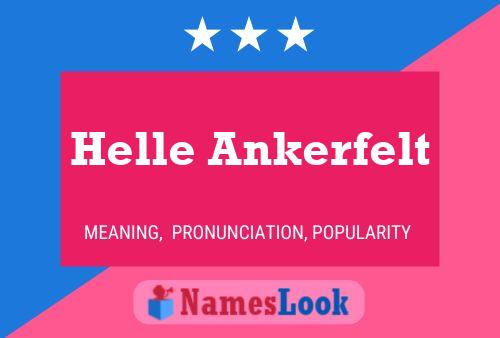 Affiche de nom Helle Ankerfelt