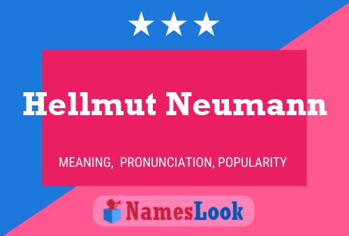 Affiche de nom Hellmut Neumann