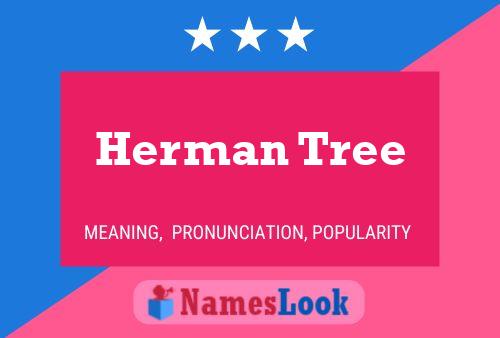 Affiche de nom Herman Tree