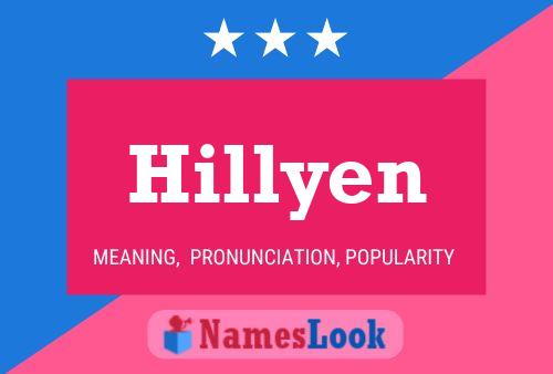 Affiche de nom Hillyen