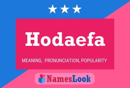 Affiche de nom Hodaefa