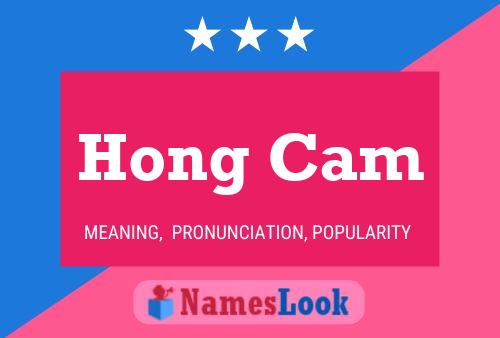 Affiche de nom Hong Cam