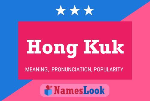 Affiche de nom Hong Kuk