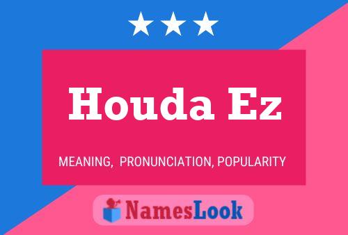 Affiche de nom Houda Ez