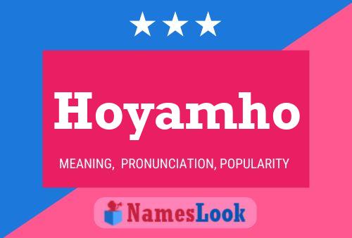 Affiche de nom Hoyamho