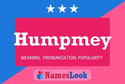 Affiche de nom Humpmey