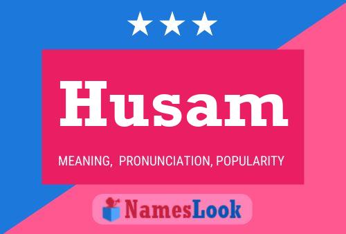 Affiche de nom Husam