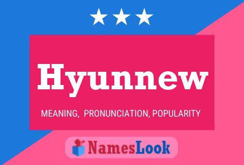 Affiche de nom Hyunnew