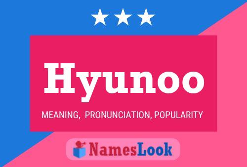 Affiche de nom Hyunoo