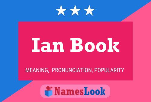 Affiche de nom Ian Book