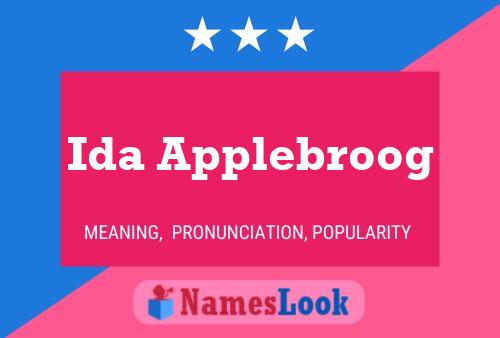 Affiche de nom Ida Applebroog