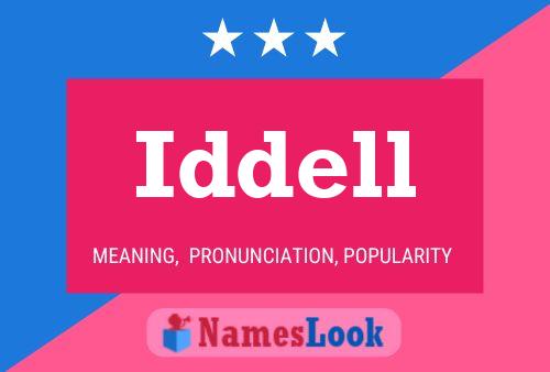 Affiche de nom Iddell