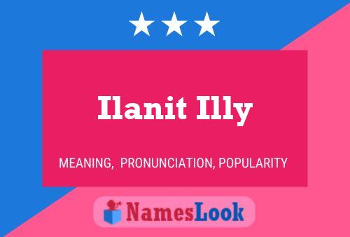 Affiche de nom Ilanit Illy