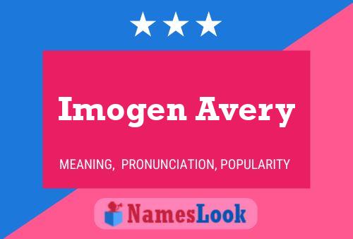 Affiche de nom Imogen Avery