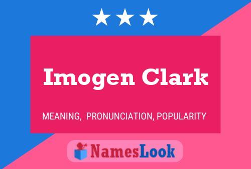 Affiche de nom Imogen Clark