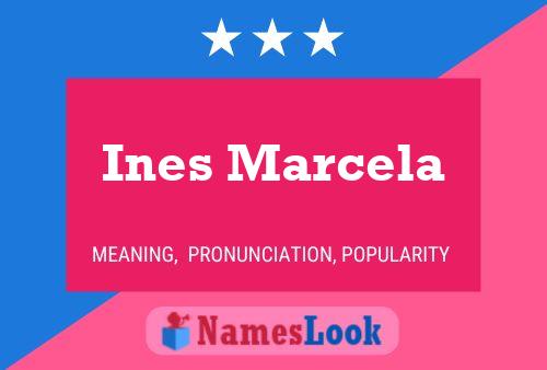 Affiche de nom Ines Marcela