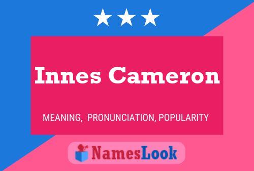 Affiche de nom Innes Cameron