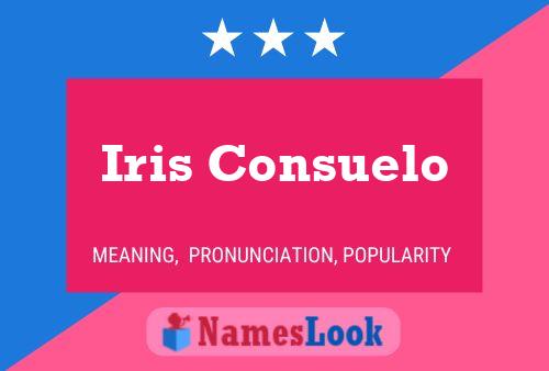 Affiche de nom Iris Consuelo