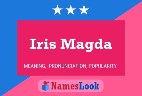 Affiche de nom Iris Magda