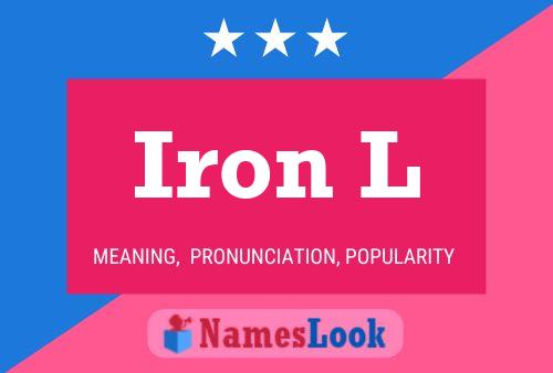 Affiche de nom Iron L