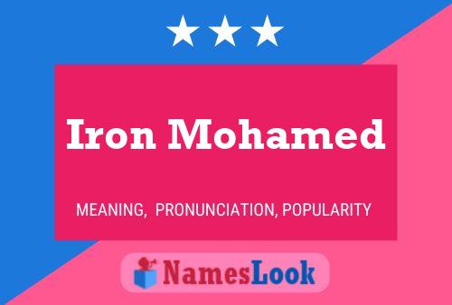 Affiche de nom Iron Mohamed