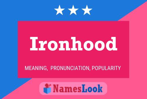 Affiche de nom Ironhood