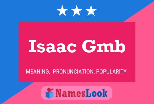 Affiche de nom Isaac Gmb