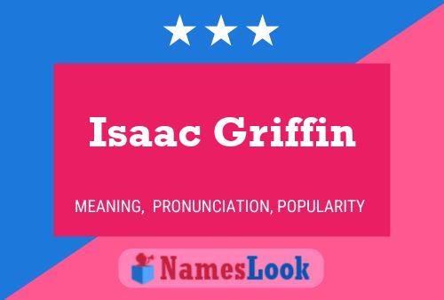 Affiche de nom Isaac Griffin