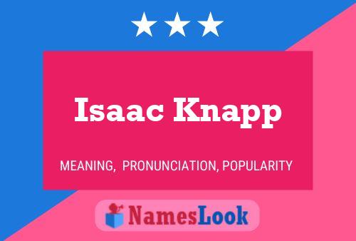 Affiche de nom Isaac Knapp