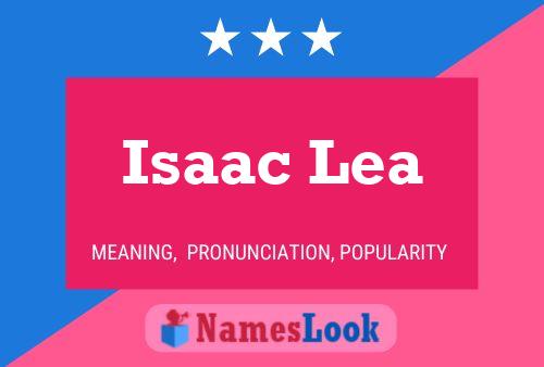 Affiche de nom Isaac Lea