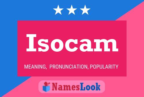 Affiche de nom Isocam