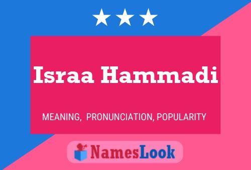 Affiche de nom Israa Hammadi