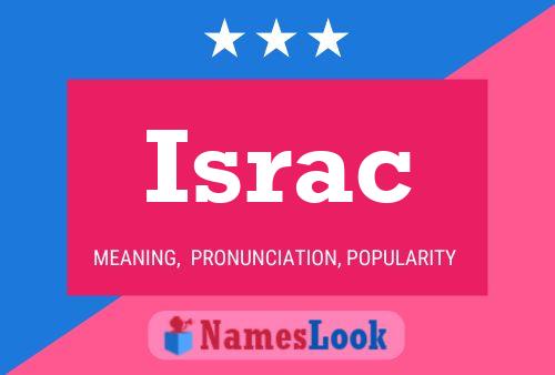 Affiche de nom Israc