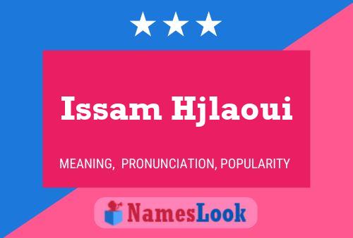 Affiche de nom Issam Hjlaoui