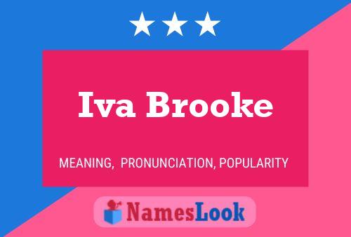 Affiche de nom Iva Brooke