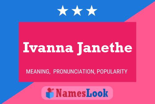 Affiche de nom Ivanna Janethe