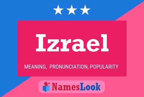 Affiche de nom Izrael